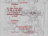 Titelbild des Albums: 15. Open House Party / Saisoner�ffnungsparty am 21.04.2007